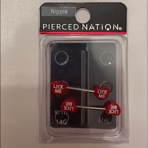 Nipple rings!